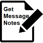 Get message notes