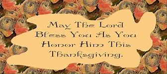 Thanksgiving blessing